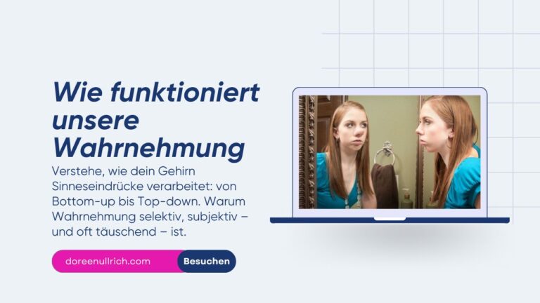 Wie funktioniert unsere Wahrnehmung