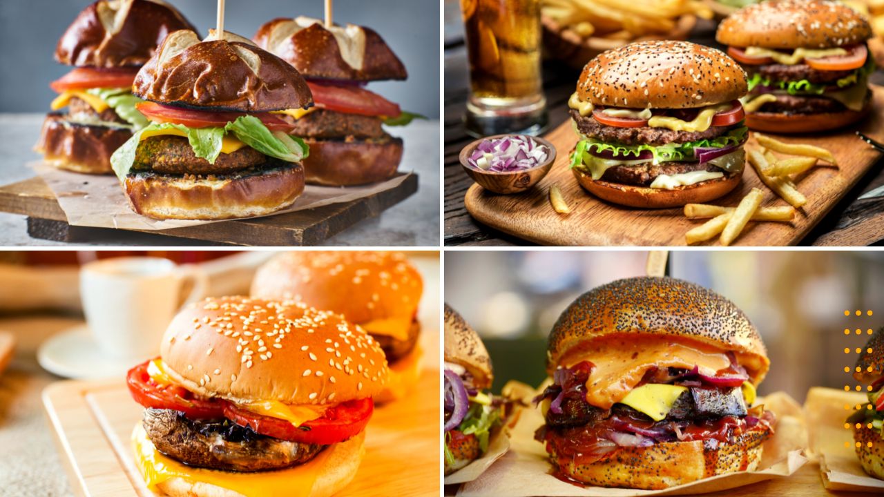 Burger Werbung Marketingbotschaft