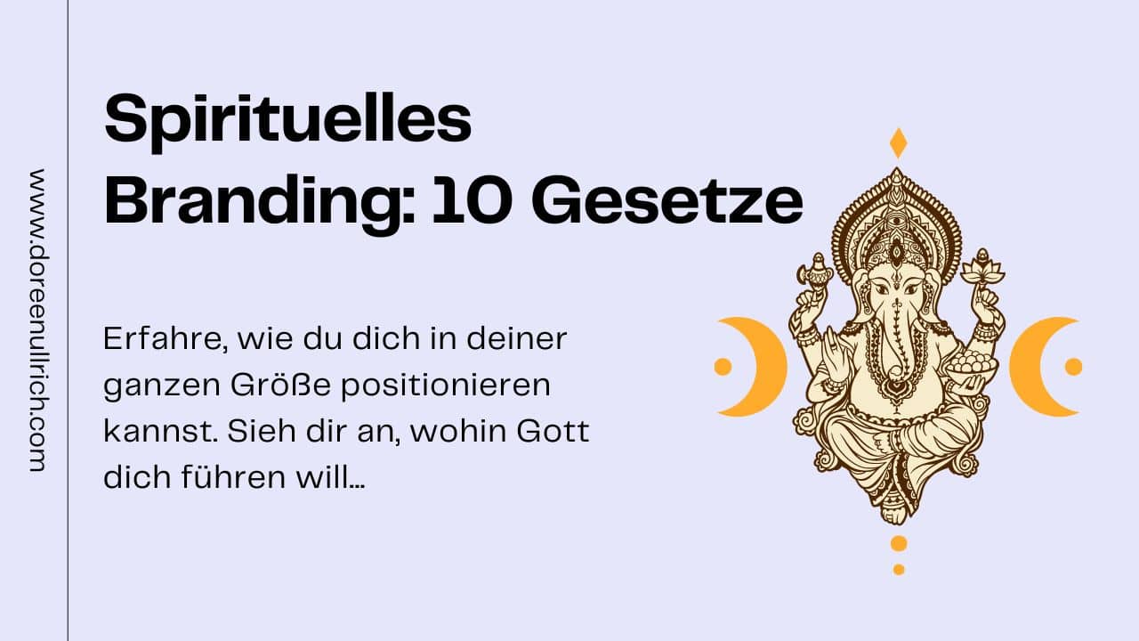 Spirituelles Branding 10 Gesetze Doreen Ullrich