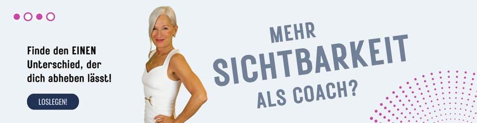 Banner Sichtbarkeit und Positionierung Doreen Ullrich Personal Branding