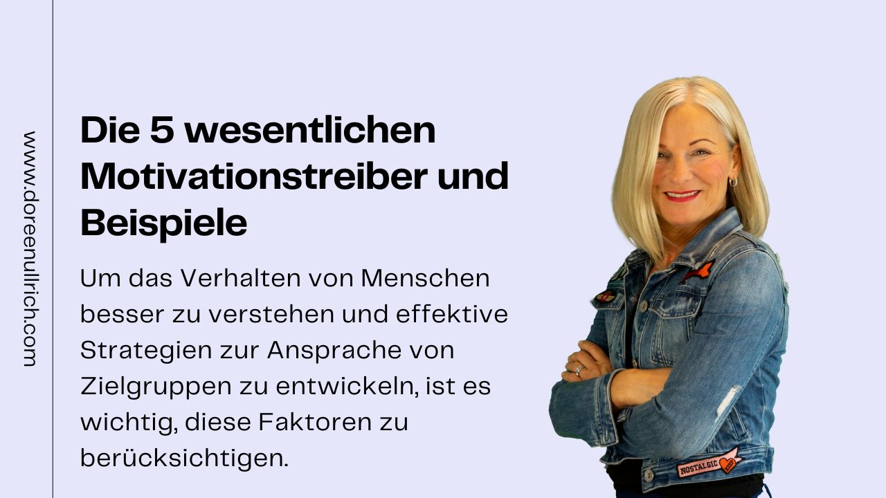 Die 5 Motivationstreiber und Beispiele Doreen Ullrich