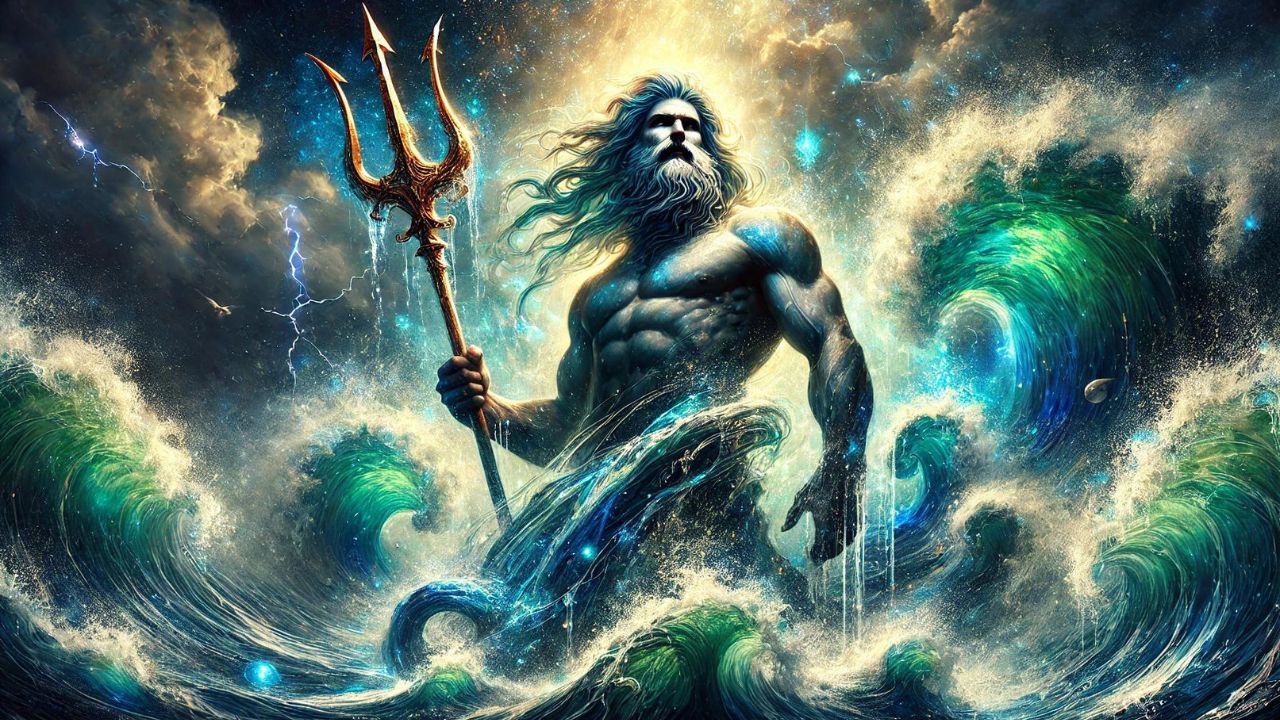 Poseidon in der Sturmflut-Der Archetyp des Wassers