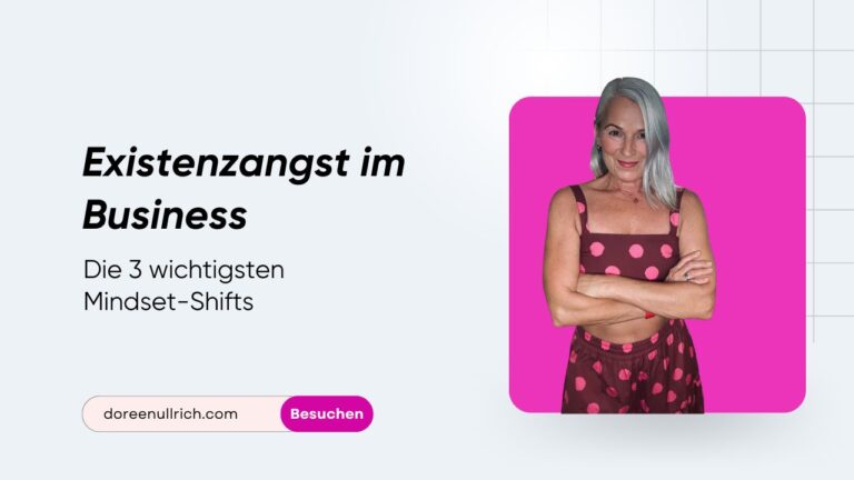 Existenzangst im Business Mindset Shifts