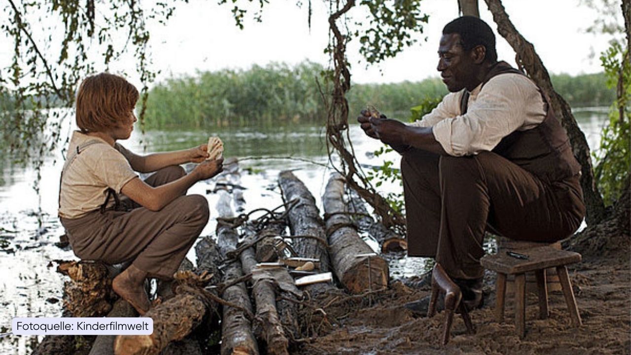 a man and woman sitting on a log by a river - Archetyp Rebell Sample