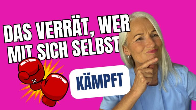 Das verrät wer mit sich selbst kämpft