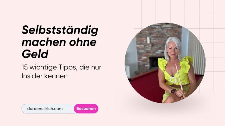Selbstständig machen ohne Geld-eine Frau mit einem Gelben Shirt-