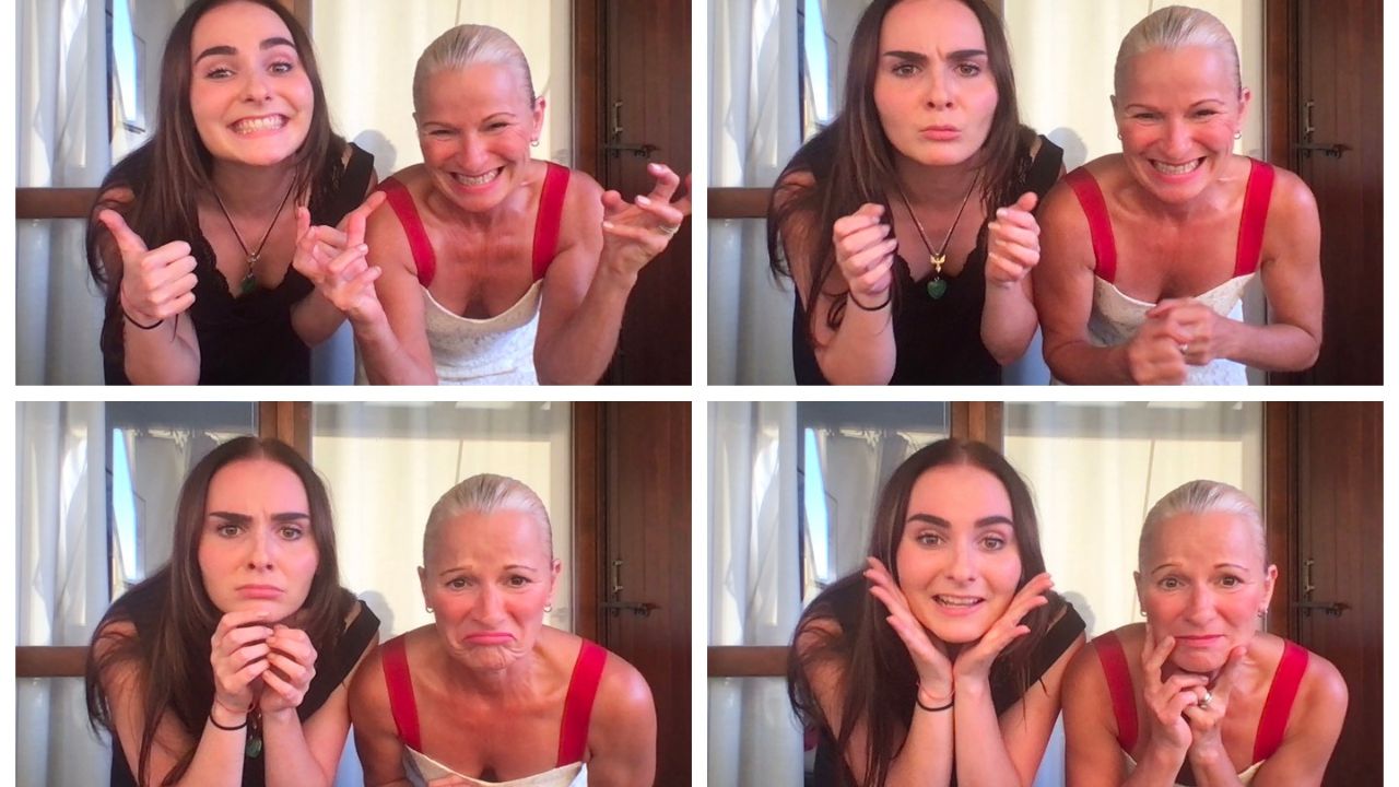 eine Collage von Frauen, die Emotionen zeigen - Werbespsychologie